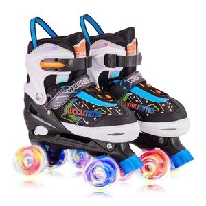 Kids Roller Skates - Black and Blue